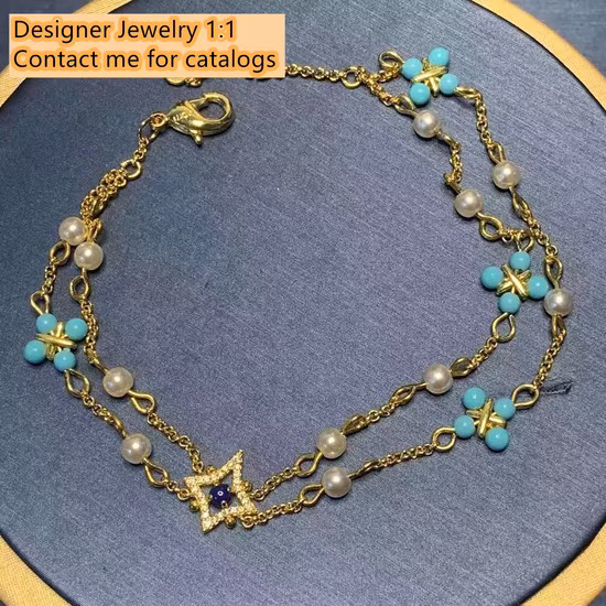 Louis's Vuitton's Jewelry Wholesale Lv's Replica Luxury Tiffany's Jewelry Cintura Chain Versace's Brand Gucci's Jewelry Designer Cartier's Prada's.